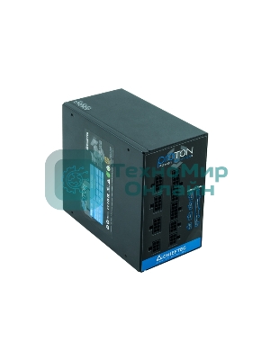 Блок питания Chieftec BDF-1000C, 1000Вт, 80 PLUS Bronze, 140мм, модульный, черный