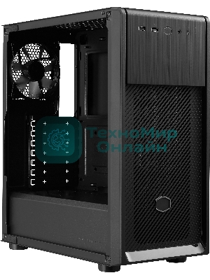 Компьютерный корпус без блока питания Cooler Master Elite 500, 2xUSB3.2, 1x120Fan, w/o PSU, Black, w/o ODD, Window TG left panel, ATX