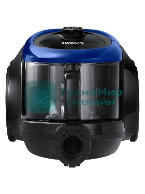 Пылесос Samsung VC18M21A0SB синий, 380/1800 Вт, уборка сухая, пылесборник контейнер 1.5 л