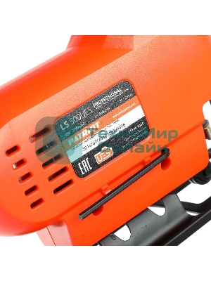 Лобзик электрический Аккумуляторный PATRIOT LS 500UES. 0-2400об/мин. Дерево/железо: 51мм/2мм, Маятниковый ход: 4позиции.