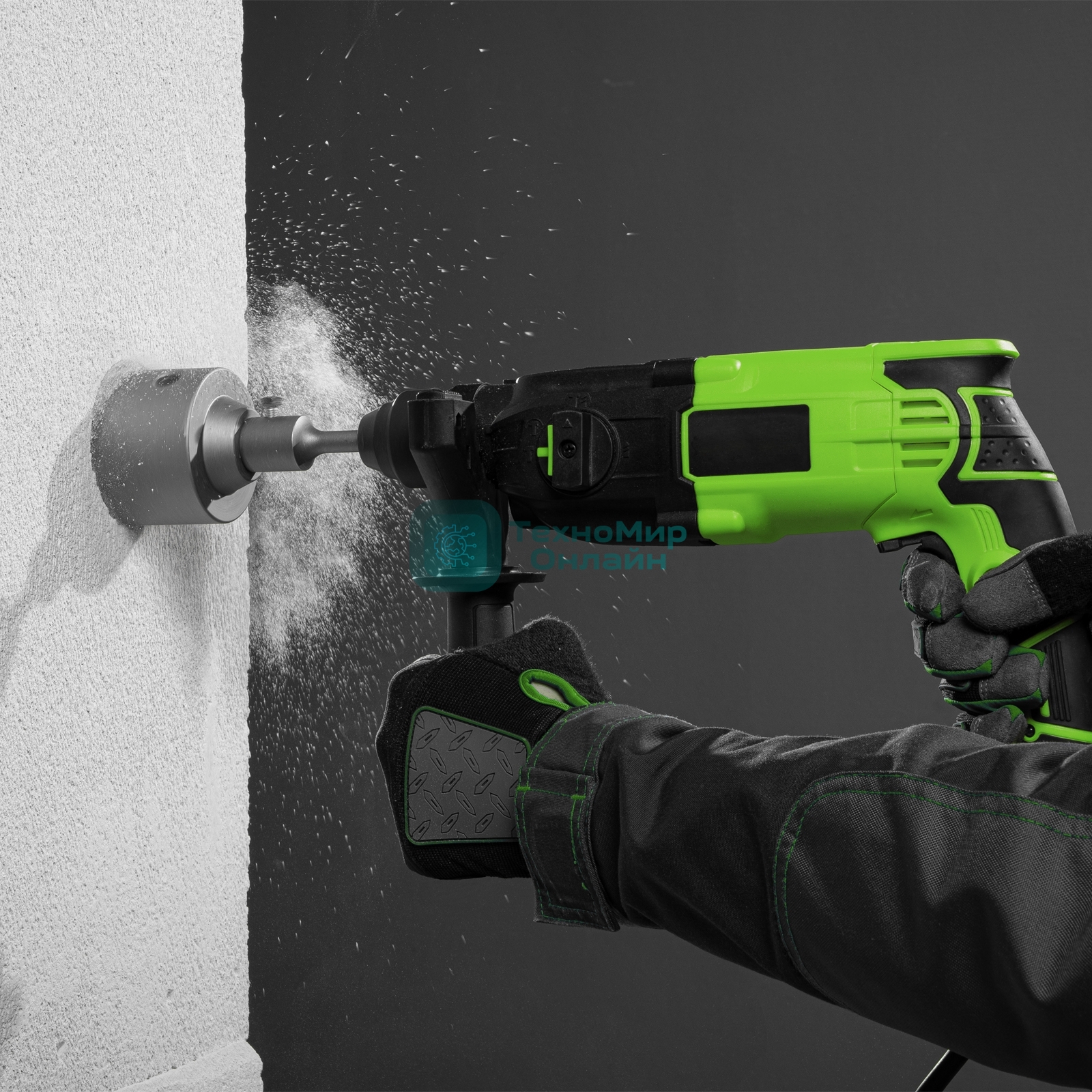 Коронка по бетону в сборе Сибртех, М22 х 68 мм, SDS PLUS