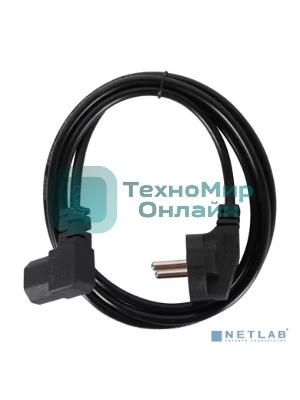 Кабель комп - розетка 220V EU (угол-угол), 1.8m, iOpen ACE021R-1.8M