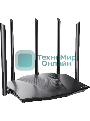 Двухдиапазонный гигабитный Wi-Fi 6 роутер Tenda TX12 Pro AX3000, до 574 Мбит/с на 2,4 ГГц + до 2402 Мбит/с на 5 ГГц