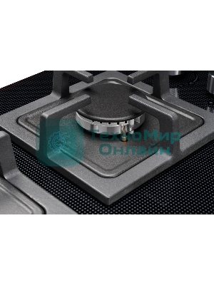 Комбинированная варочная панель Kuppersberg EGS 600 Газоэлектрическая независимая варочная поверхность, стеклокерамика KANGER, ширина 60 см, Тип нагрева HI-Light/Газ, Слайдер/механическое управление, 3 цифровых дисплев, 9 уровней мощности, Блокировка панели управления, Индикаторы остаточного тепла, Таймер, Автоматическое отключение, цвет черный с серой графикой, Цвет фурнитуры нержавеющая сталь