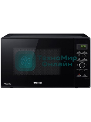 Микроволновая печь Panasonic NN-GD37HBZPE черный 23 л, 1000 Вт, переключатели - сенсор, поворотный механизм