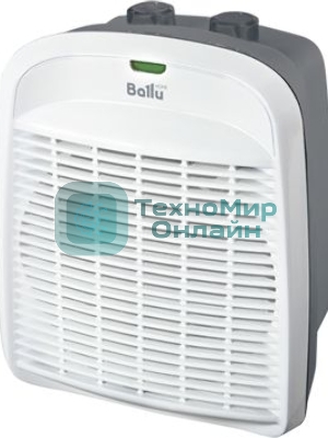 Тепловентилятор Ballu BFH/S-10 серый/белый, 2000 Вт, 25 м2, термостат