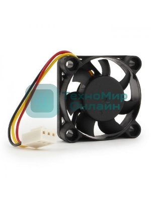 Вентилятор для корпуса Gembird черный, 40 мм, 4000 об/мин, 30 дБ, 3 pin
