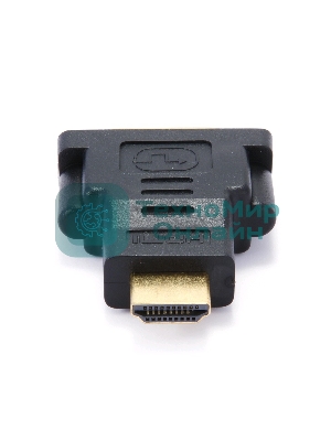 Переходник Gembird Переходник HDMI-DVI 19M/25F, золотые разъемы, пакет