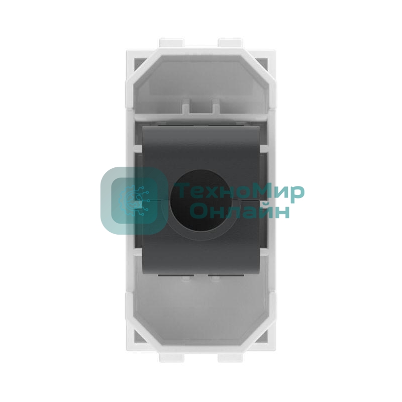 Компьютерная розетка RJ-45 кат.5Е (разъем PcNet), белая, 1мод. ДКС 76654B