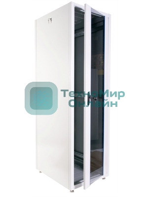 Шкаф телекоммуникационный напольный ЭКОНОМ 48U (600 1000) дверь стекло, дверь металл