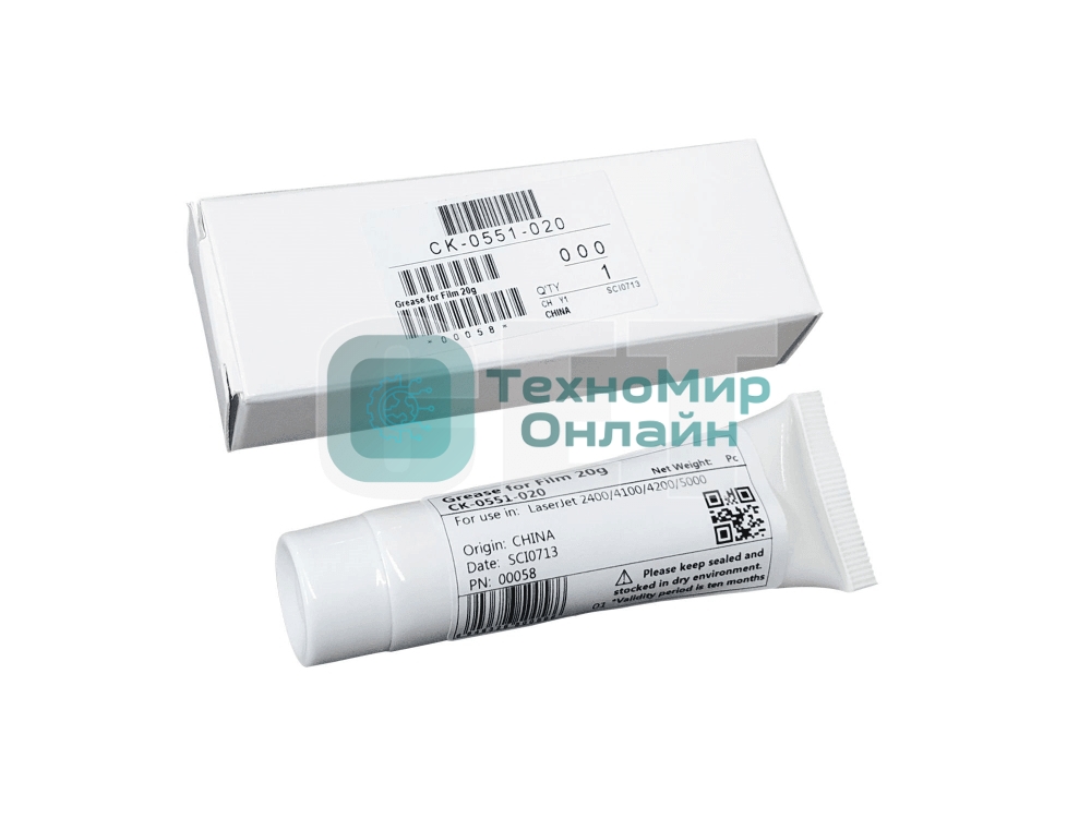 Смазка CET CET0058 (CK-0551) для HP LJ 1010/1015/1020/1022/1160/1320/P2015