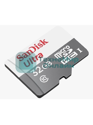 Флеш карта microSD 32Gb SanDisk microSDHC Class 10 Ultra UHS-I 100MB/s