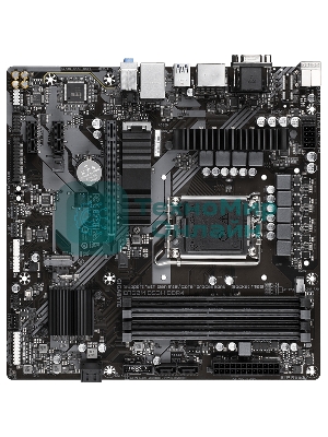 Материнская плата Gigabyte B760M DS3H DDR4, LGA 1700, Intel B760, 4xDDR4, 4xSATA, 2xM.2, 1xPCIe 4.0 x16, 2xPCIe x1, 1xHDMI, 1xDP, 1xVGA, 1x 2.5Gb LAN, 3xUSB-A 3.2 Gen 1, 1xUSB-C 3.2 Gen 2, 2xUSB-A 2.0, 3x3.5 мм, 7.1, mATX