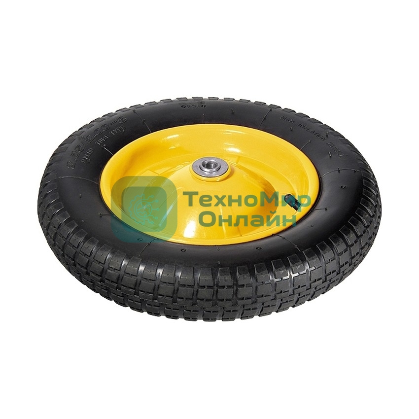 Колесо пневматическое Palisad 3.25/3.00-8, D360 мм, подш. вн. диам. 16 мм, длина оси 94 мм
