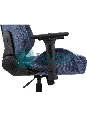 Кресло Knight N1 Fabric синий, ткань, 120 кг, механизм качания