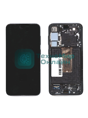 Дисплей для Samsung Galaxy S23 Plus 2023 S916B в сборе с тачскрином ServicePack черный GH82-30476A