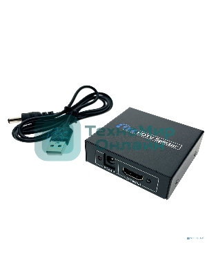 HDMI сплиттер 1 вход HDMI - 2 выхода, Espada EDH22USB 4K@30hz с усилителем (45045)