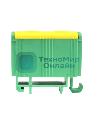 Клемма силовая вводная двойная КСВ 16-50 желто-зеленая EKF PROxima plc-kvs2-16-50-y-green EKF