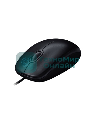 Мышь проводная Logitech M100/100R DARK/GREY (темно-серая/черная), 1000 dpi, USB, кнопки - 3