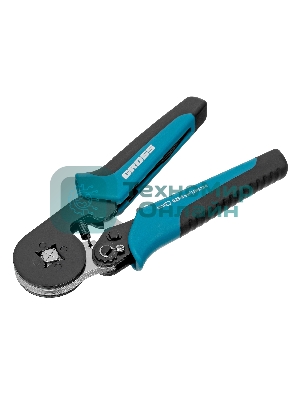 Клещи для обжима наконечников электропроводов Gross 17724 с сечением 0,25-8 мм2