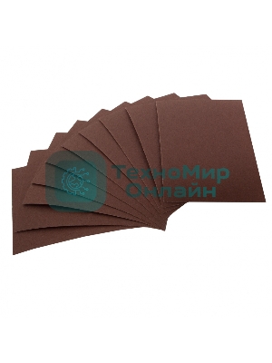 Шлифлист на тканевой основе, серия 14а, зерн. 16Н(P80), 240 х 170 мм, 10 шт., водост. (БАЗ) Россия
