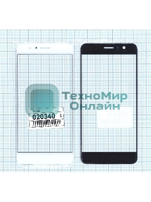 Стекло для Huawei Honor 8 белое