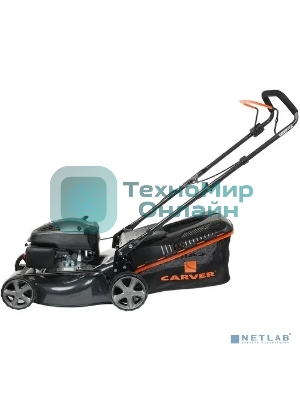 Газонокосилка CARVER LMG-2042HM бенз., 2 кВт, шир.42см колеса 6''/7'' травосб. 45л мульчиров.