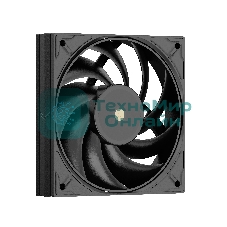 Кулер для процессора SAMA A60B (265W, 4-pin PWM, 156.5mm, 6x6mm, 2x120мм, 78CFM, 29dBA, 2200RPM, S: 1851/1700/1200/115X, AM5/AM4, черный)