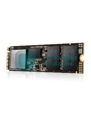 Накопитель SSD XPG SX8200 Pro, 512 Gb, PCIe 3.0 x4, M.2 2280, NVMe, R/W 3350/2350, с радиатором