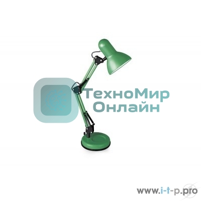 Светильник Camelion KD-313 C05 зеленый (Светильник настольный,230V 60W, E27)