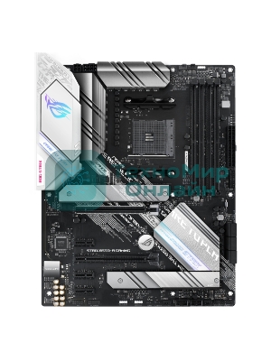 Материнская плата ASUS ROG STRIX B550-A GAMING, AM4, AMD B550, 4xDDR4, 6xSATA, 2xM.2, 1xPCI-E 4.0 x16, 1xPCI-E 3.0 x16, 3xPCI-E x1, 1xHDMI, 1xDP, 1x 2.5Gb LAN, 4xUSB 3.2 Gen 1, 1xUSB 3.2 Gen 2, 1xUSB-C 3.2 Gen 2, 5x3.5 мм, 7.1, ATX