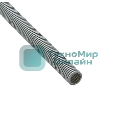 Труба гофрированная ПВХ d32 мм с зондом сер. (25 м) Рувинил 13201