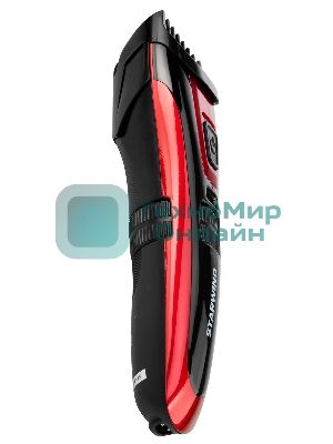 Машинка для стрижки Starwind SHC 4470 красный 3Вт (насадок в компл:2шт)