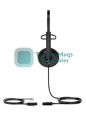 Гарнитура проводная YEALINK YHS34 Lite Mono Моно, Проводная, HD звук, QD, RJ9, шт