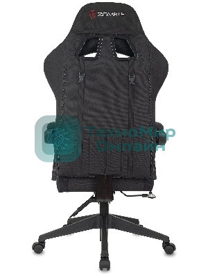 Кресло Бюрократ Zombie Predator Neo Black черный, экокожа, 120 кг, механизм качания