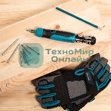 Отвертка реверсивная Gross механизм SmartPush, 12 шт., S2