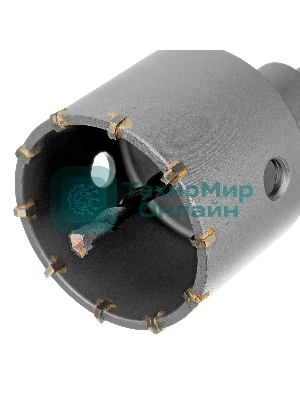 Коронка по бетону в сборе Сибртех, М22 х 73 мм, SDS PLUS