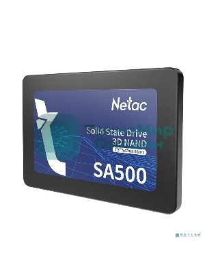 Накопитель SSD Netac SA500, 120Gb, SATA III, 2.5