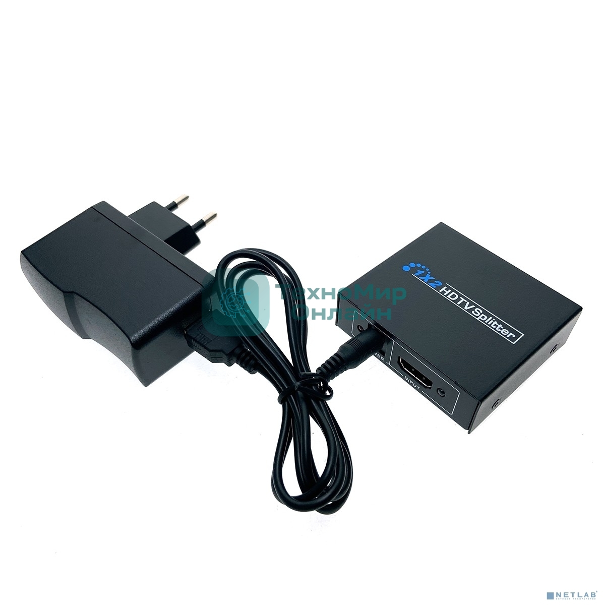 HDMI сплиттер 1 вход HDMI - 2 выхода, Espada EDH22USB 4K@30hz с усилителем (45045)