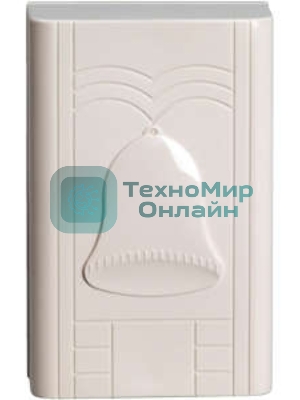 Звонок дверной проводной Гонг электромеханич. гонг два удара 220В 80-90дБА свет. беж. Тритон ГН-01С