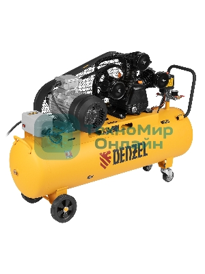 Компрессор воздушный Denzel рем. привод BCW3000-T/100, 3,0 кВт, 100 литров, 520 л/мин
