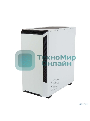 Компьютерный корпус Hiper PW81 белый без БП ATX 3x120мм 2xUSB2.0 2xUSB3.0 audio bott PSU