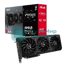 Видеокарта Asus PCI-E PRIME-RX9070XT-O16G AMD Radeon RX 9070XT 16Gb 256bit GDDR6 2460/20000 HDMIx1 DPx3 HDCP Ret