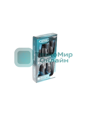 Набор отверток Gross 12164 6 шт, S2, трехкомпонентная рукоятка