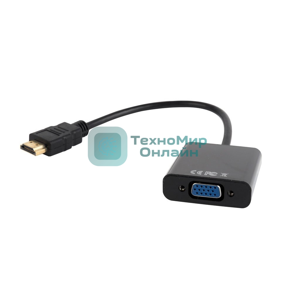 Переходник Gembird-Cablexpert Переходник HDMI-VGA, 19M/15F (A-HDMI-VGA-03)