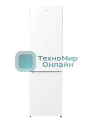 Холодильник Gorenje NRK6201PW4 белый двухкамерный 235/96л морозилка снизу, No Frost