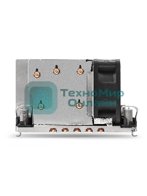 Кулер для процессора ExeGate ESNK-P0078AP4.PWM.2U.4189.Cu серебристый, 60 мм, алюминий/медь, 8000 об/мин, 54.3 дБ, 4 pin, 300 Вт, 66.3 мм