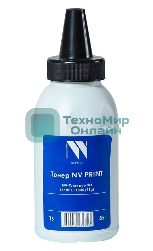 Тонер NVP HP 1005 (85г) (CB435A,CB436A,CE278X, CE285A,CE390A/X) для HP LaserJet P1002, 1003, 1004, 1005, 1006, 1007, 1008, 1009, LJ-M1120, P1505, M1522M,LJ Pro M1530, 1536, 1560, 1566, 1600, 1606, LJ Pro M1132, 1134, 1136, 1137, 1210, 1212, 1214, 1217; P1101, 1102, 1103, 1104, 1106, 1108, 1109, LJ-M601, 602, 603, 4555; Canon LBP 3010, 3020, 3100, 3250, 6000, 6020, 6030, 6200, 6230; MF 3010, 4410, 4430, 4450, 4550, 4570, 4580, 4730, 4750, 4780, 4870, 4890