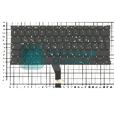 Клавиатура для ноутбука MacBook A1369 большой ENTER без подсветки 2010+