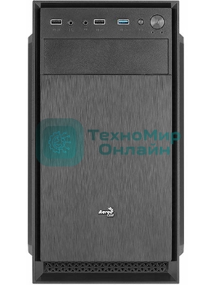Компьютерный корпус Aerocool/Formula CS-104-S-BK-v1 черный без БП mATX 1x120мм 1xUSB 2.0 1xUSB 3.0 audio